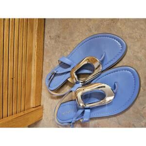 Talbots Keri Ring Soft Nappa Flat Sandals